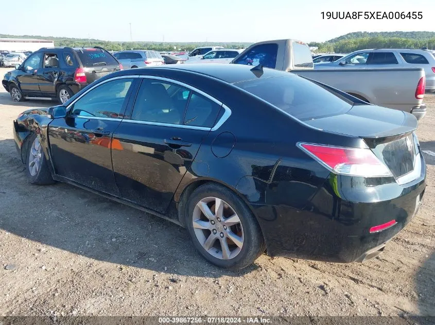 2014 Acura Tl 3.5 VIN: 19UUA8F5XEA006455 Lot: 39867256