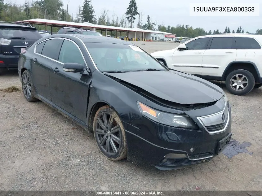 19UUA9F3XEA800358 2014 Acura Tl