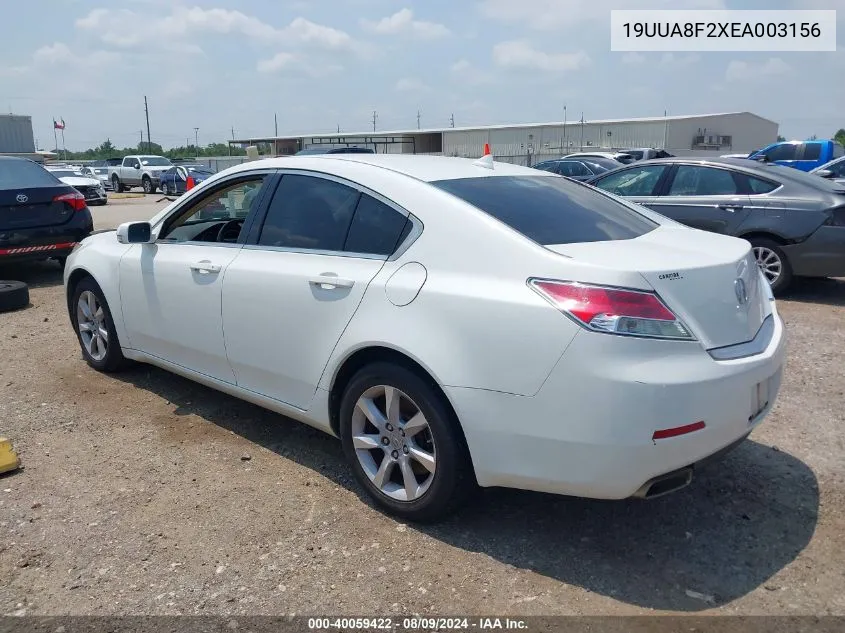 19UUA8F2XEA003156 2014 Acura Tl 3.5