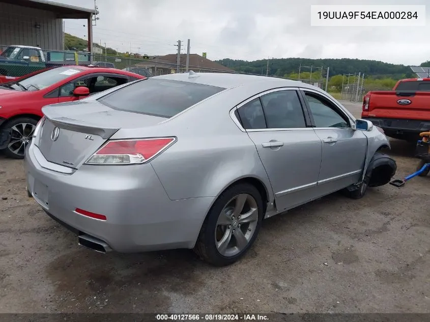 2014 Acura Tl 3.7 VIN: 19UUA9F54EA000284 Lot: 40127566