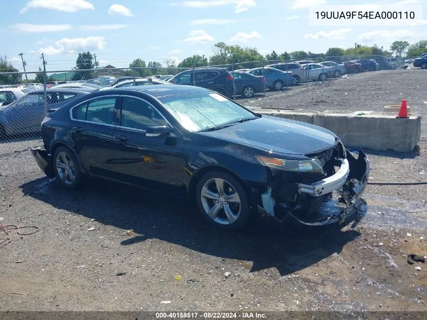 2014 Acura Tl 3.7 VIN: 19UUA9F54EA000110 Lot: 40158517