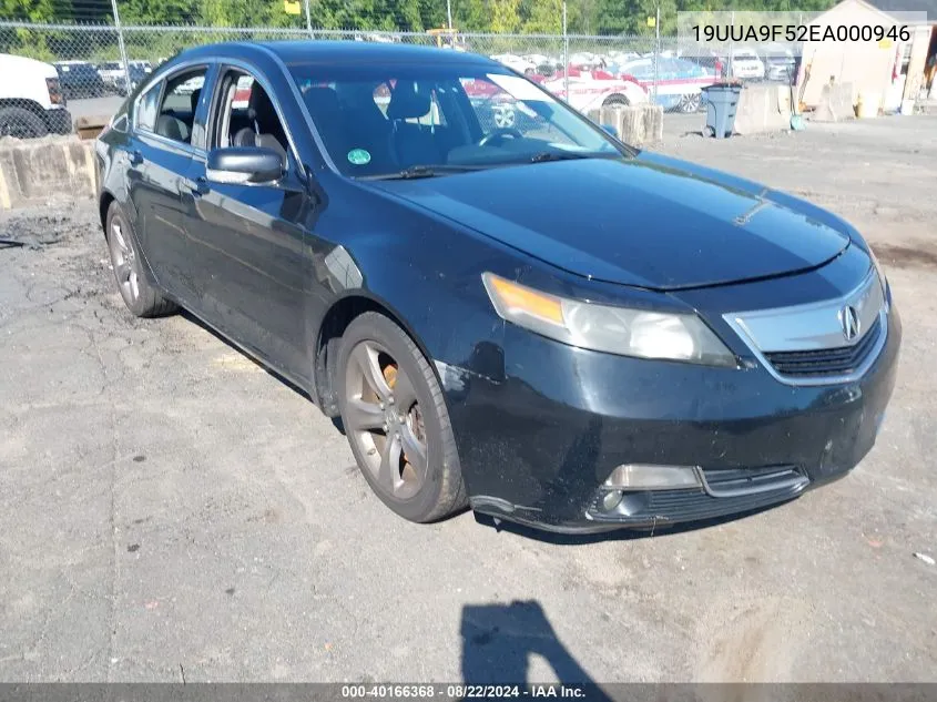 2014 Acura Tl 3.7 VIN: 19UUA9F52EA000946 Lot: 40166368