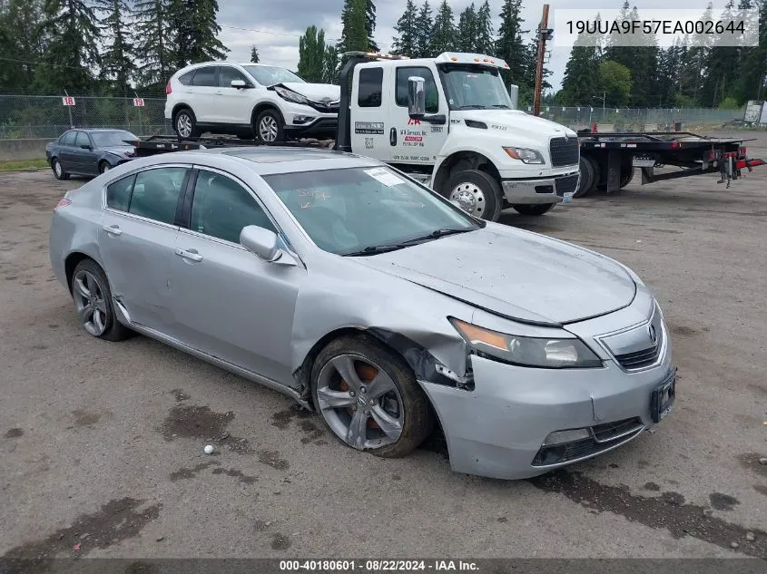 2014 Acura Tl 3.7 VIN: 19UUA9F57EA002644 Lot: 40180601