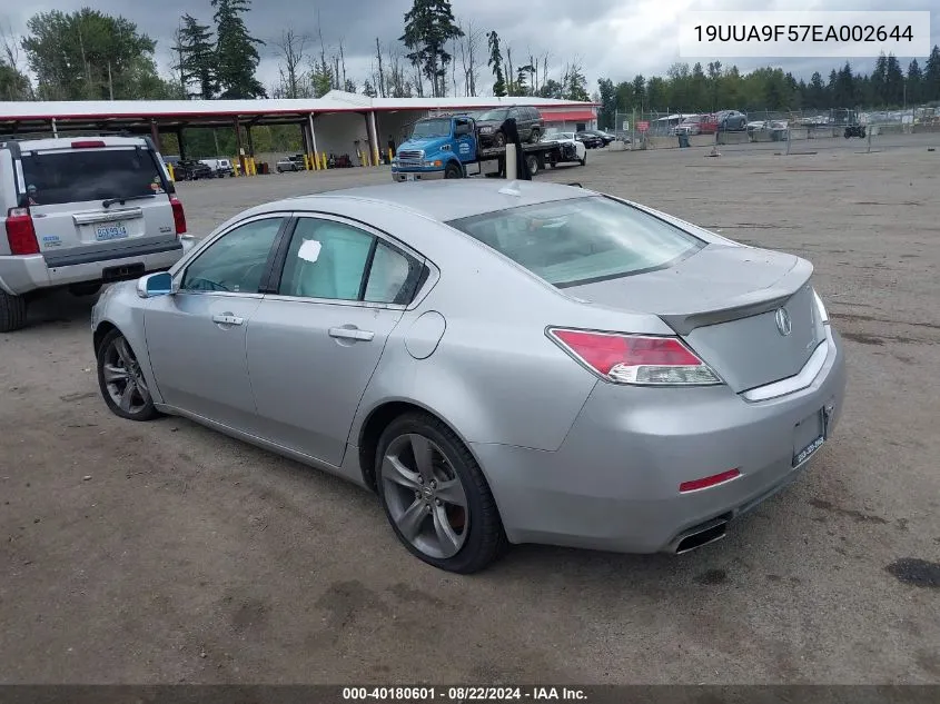 2014 Acura Tl 3.7 VIN: 19UUA9F57EA002644 Lot: 40180601