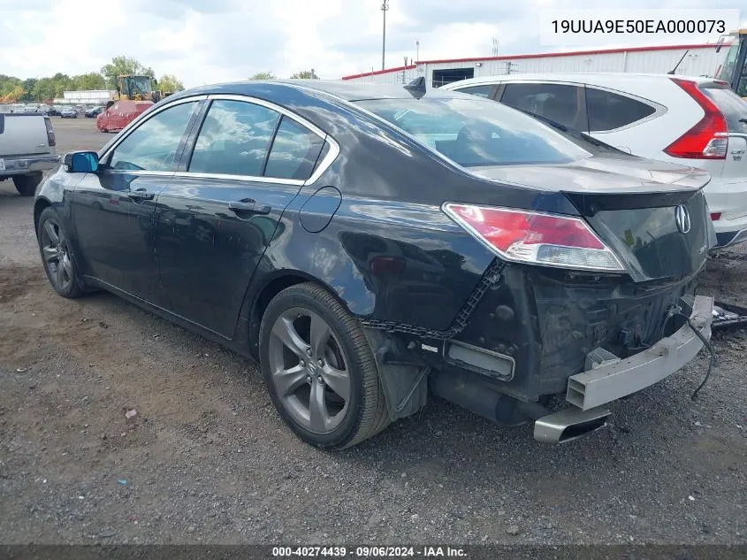 2014 Acura Tl 3.7 VIN: 19UUA9E50EA000073 Lot: 40274439