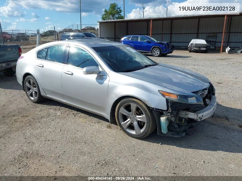 2014 Acura Tl 3.7 VIN: 19UUA9F23EA002128 Lot: 40434145