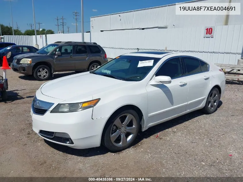 2014 Acura Tl 3.5 VIN: 19UUA8F7XEA004691 Lot: 40435386