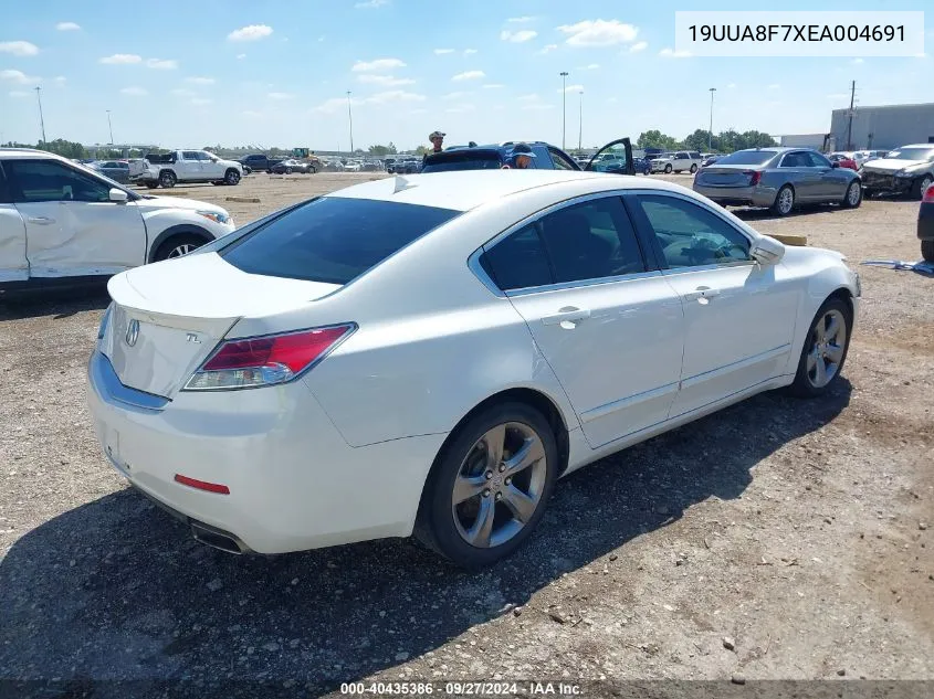 2014 Acura Tl 3.5 VIN: 19UUA8F7XEA004691 Lot: 40435386