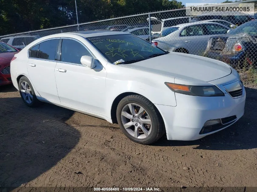 2014 Acura Tl 3.5 VIN: 19UUA8F56EA000085 Lot: 40558480