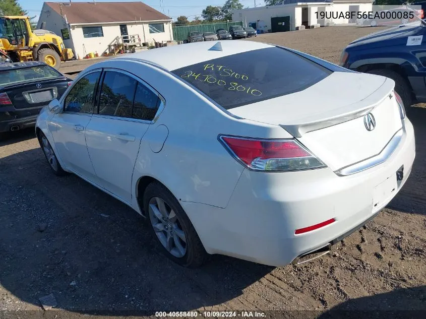 2014 Acura Tl 3.5 VIN: 19UUA8F56EA000085 Lot: 40558480