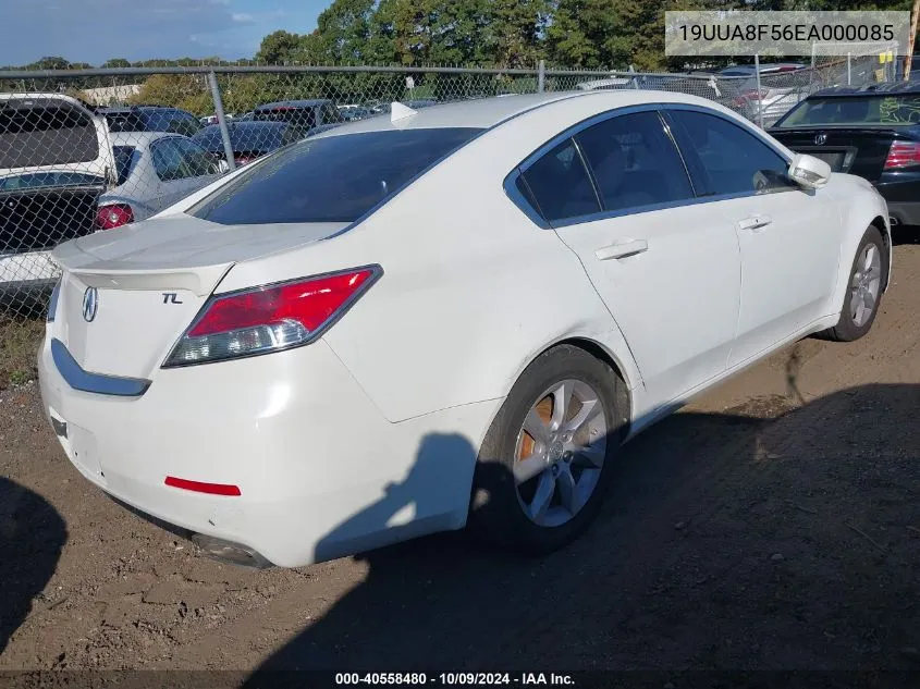 2014 Acura Tl 3.5 VIN: 19UUA8F56EA000085 Lot: 40558480