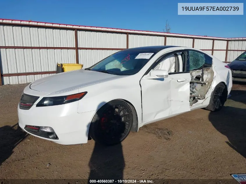 2014 Acura Tl 3.7 VIN: 19UUA9F57EA002739 Lot: 40560387