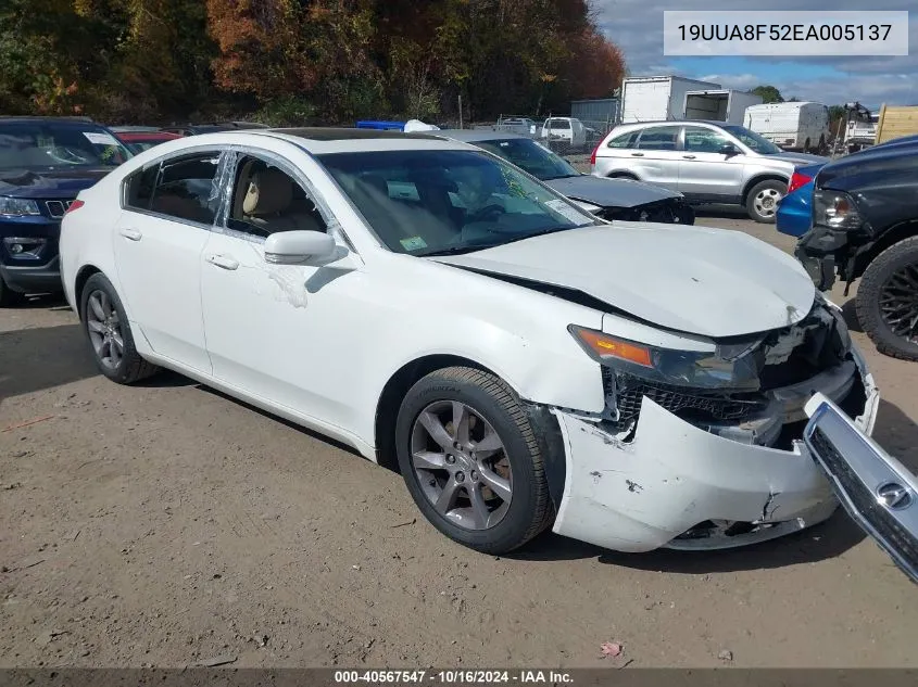 2014 Acura Tl 3.5 VIN: 19UUA8F52EA005137 Lot: 40567547