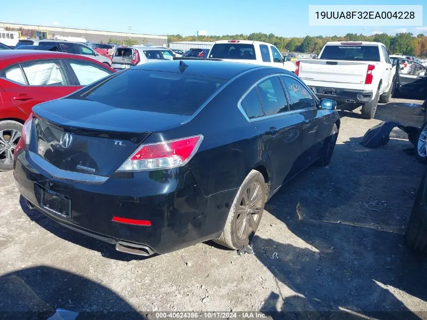 2014 Acura Tl 3.5 Special Edition VIN: 19UUA8F32EA004228 Lot: 40624386