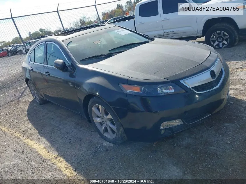 2014 Acura Tl VIN: 19UUA8F27EA004765 Lot: 40701840