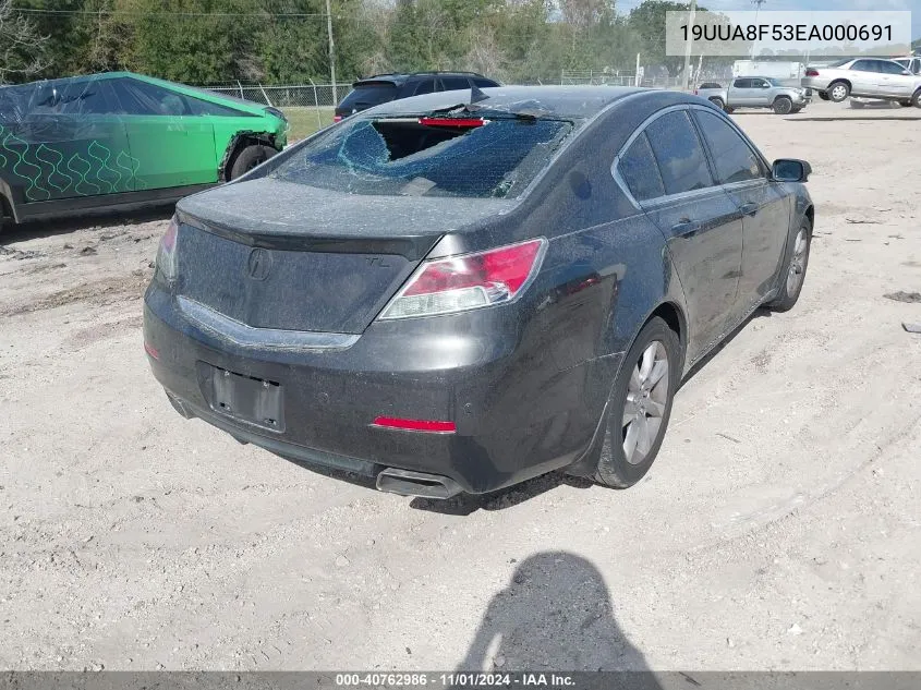 2014 Acura Tl 3.5 VIN: 19UUA8F53EA000691 Lot: 40762986