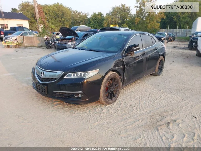 2015 Acura Tlx VIN: 19UUB3F79FA803301 Lot: 12064012