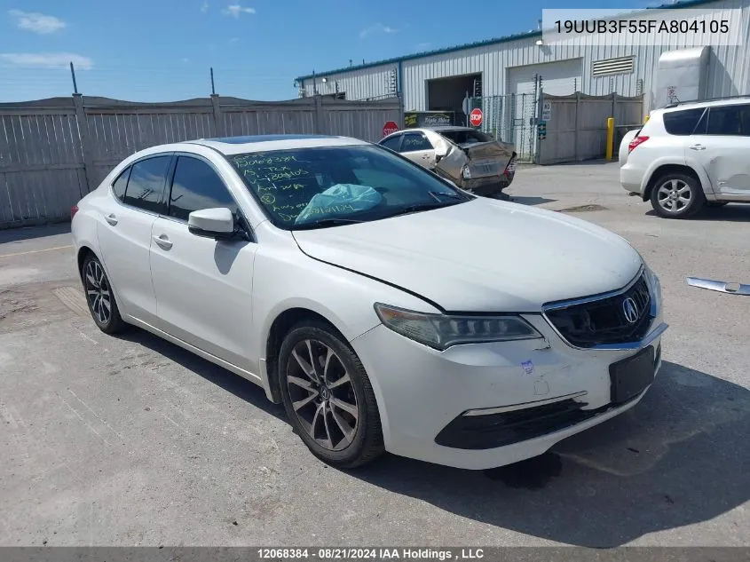 19UUB3F55FA804105 2015 Acura Tlx