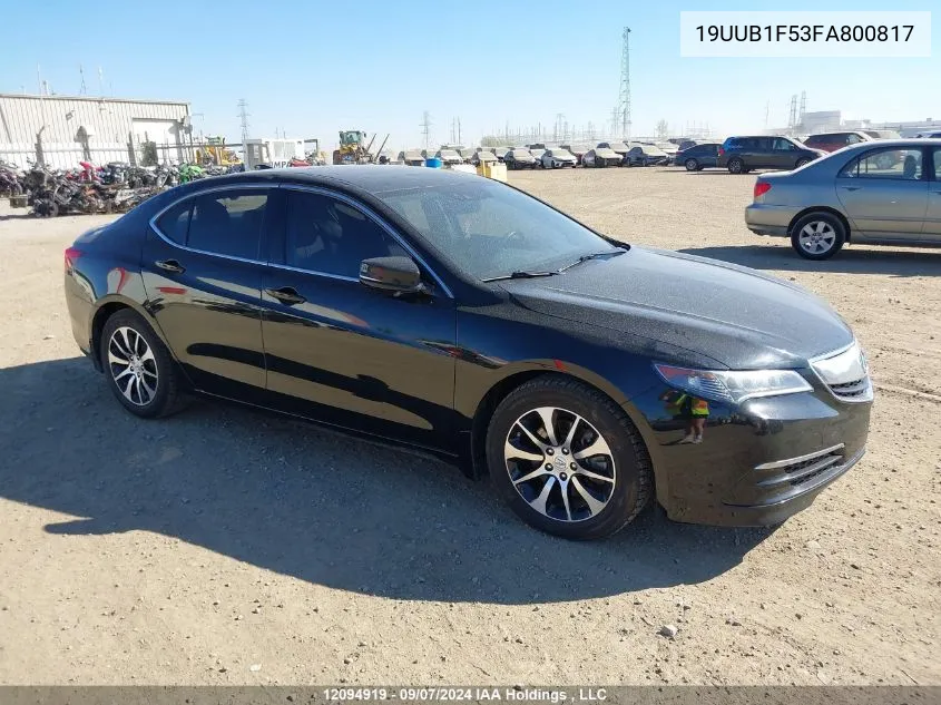 19UUB1F53FA800817 2015 Acura Tlx