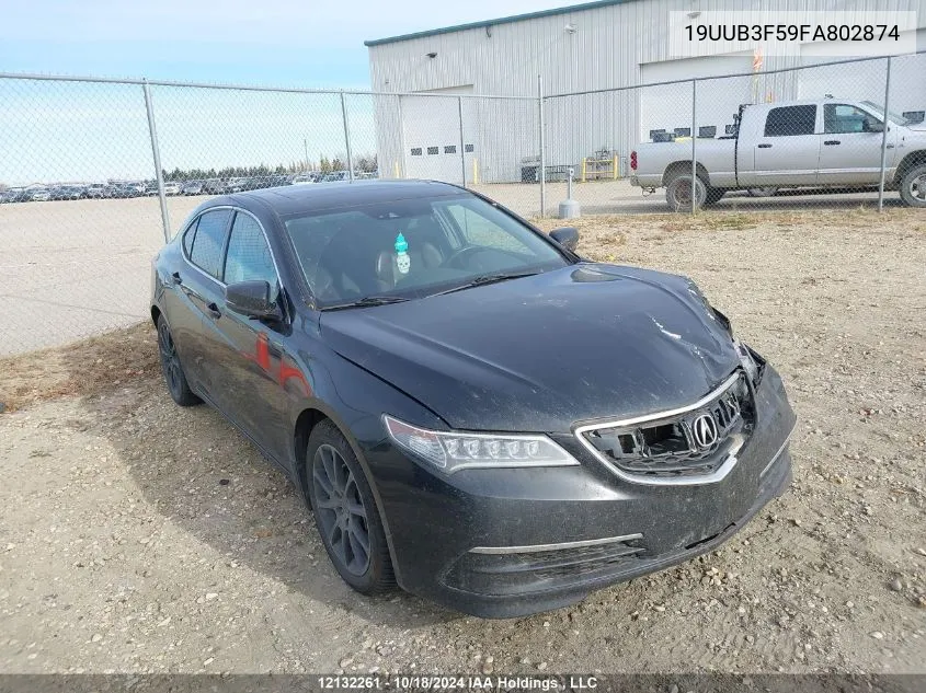 2015 Acura Tlx Tech VIN: 19UUB3F59FA802874 Lot: 12132261