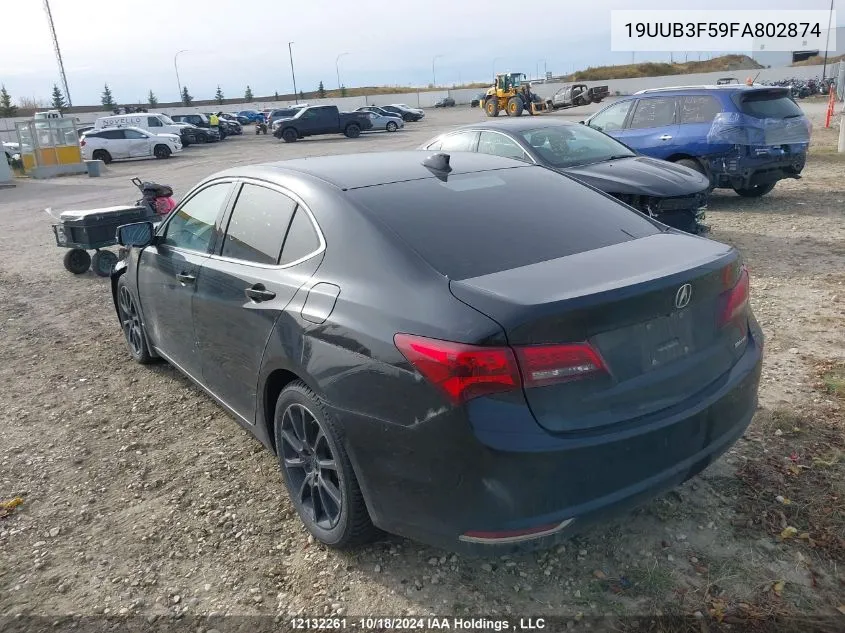 2015 Acura Tlx Tech VIN: 19UUB3F59FA802874 Lot: 12132261