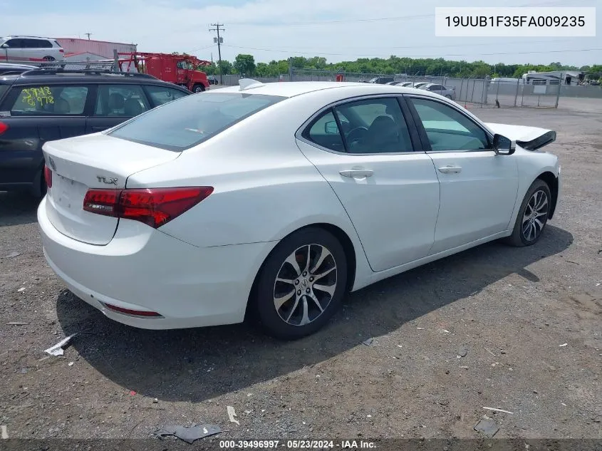 2015 Acura Tlx VIN: 19UUB1F35FA009235 Lot: 39496997