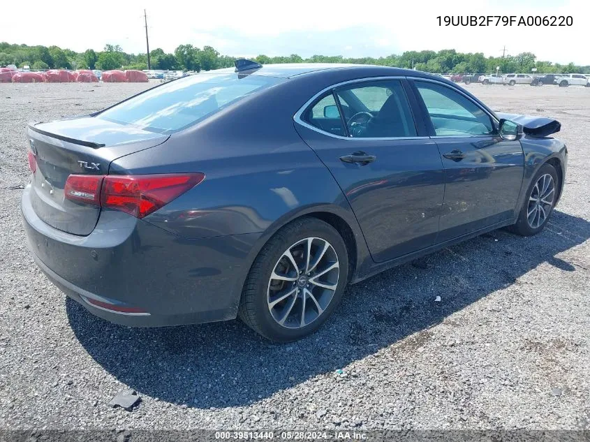 2015 Acura Tlx V6 Advance VIN: 19UUB2F79FA006220 Lot: 39513440