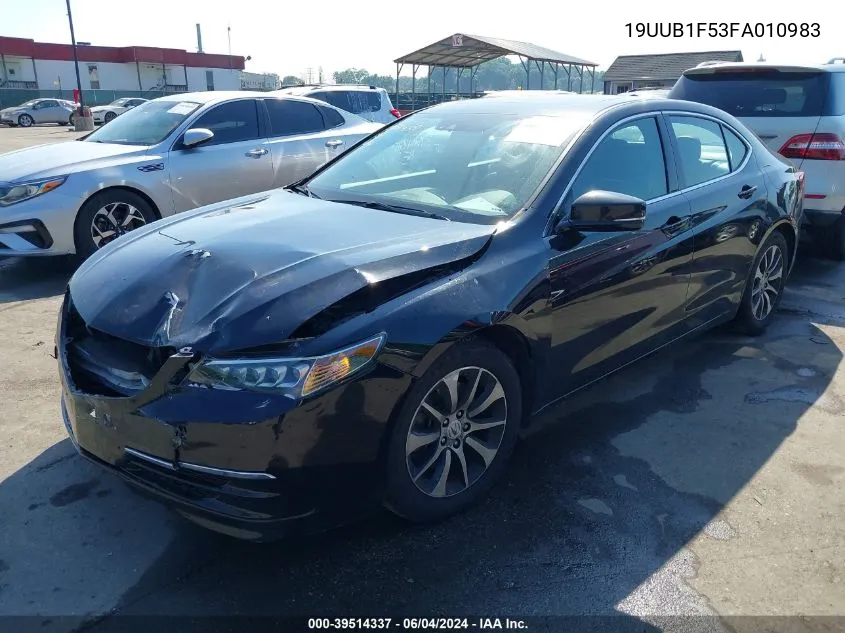 2015 Acura Tlx Tech VIN: 19UUB1F53FA010983 Lot: 39514337