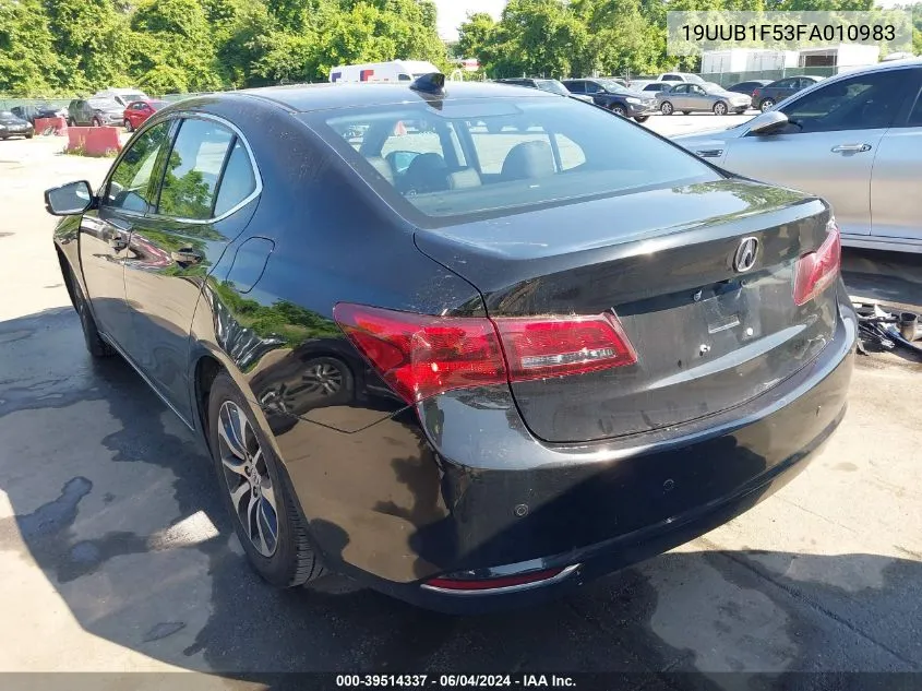 2015 Acura Tlx Tech VIN: 19UUB1F53FA010983 Lot: 39514337