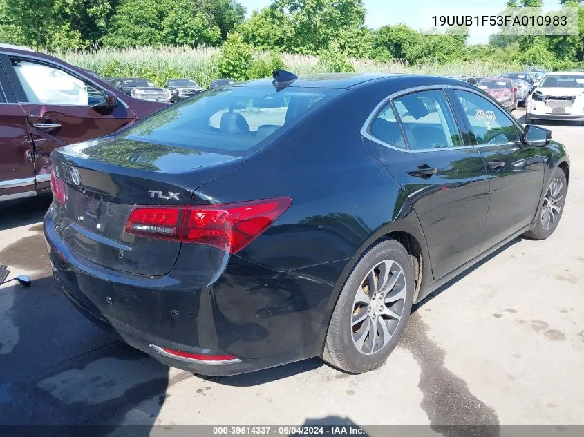 19UUB1F53FA010983 2015 Acura Tlx Tech