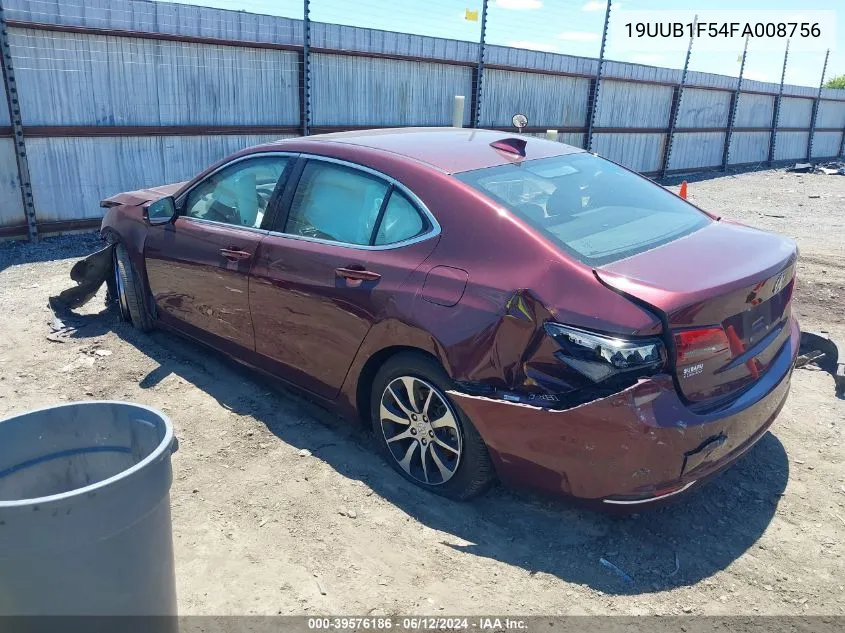 2015 Acura Tlx Tech VIN: 19UUB1F54FA008756 Lot: 39576186