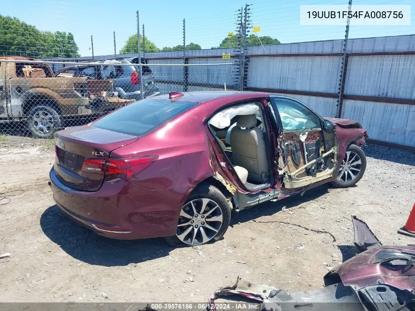 2015 Acura Tlx Tech VIN: 19UUB1F54FA008756 Lot: 39576186