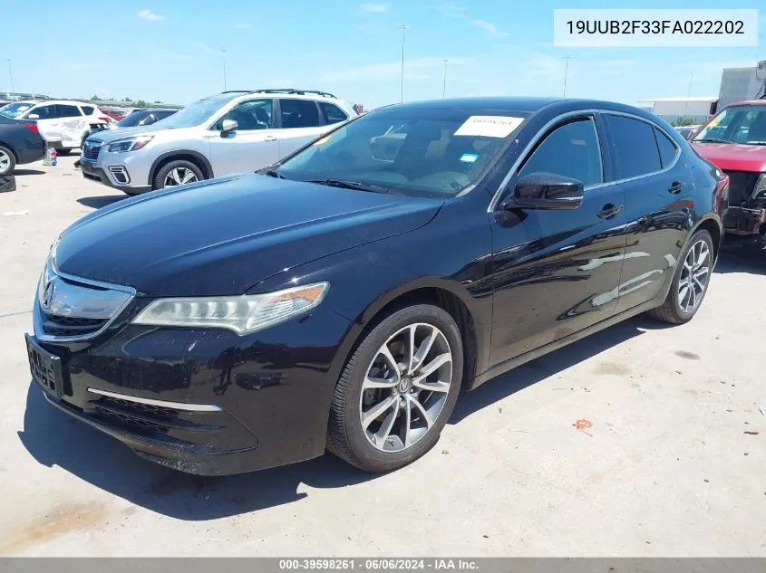 19UUB2F33FA022202 2015 Acura Tlx V6