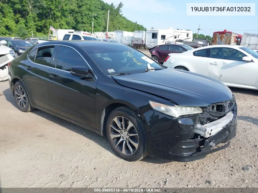 2015 Acura Tlx VIN: 19UUB1F36FA012032 Lot: 39685316