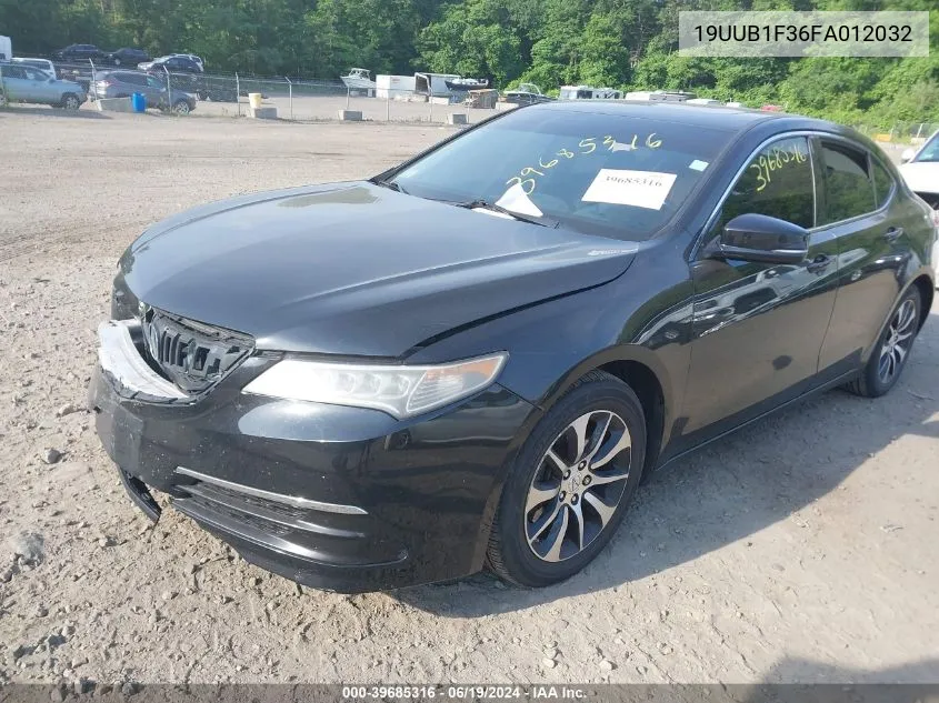 2015 Acura Tlx VIN: 19UUB1F36FA012032 Lot: 39685316