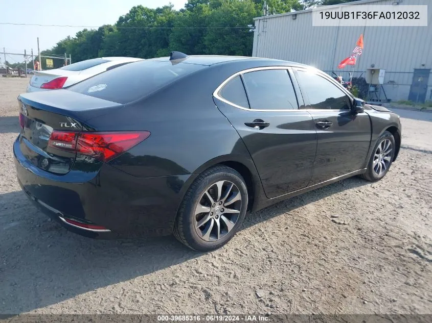 19UUB1F36FA012032 2015 Acura Tlx