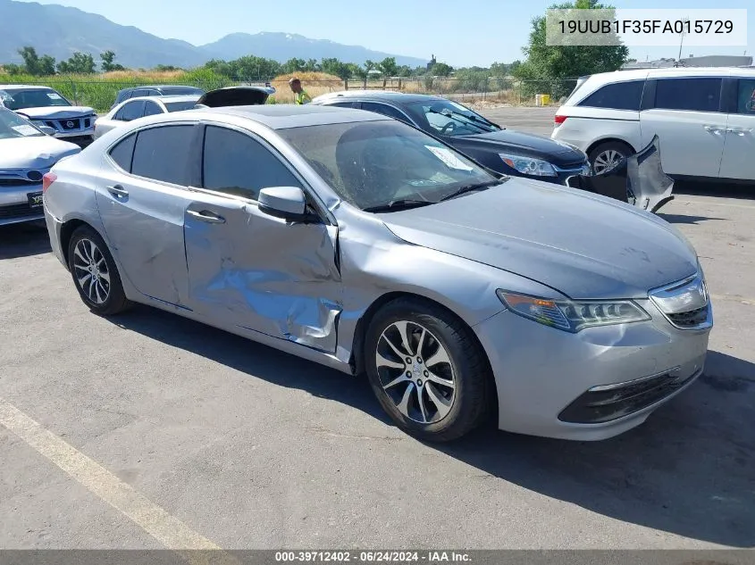 2015 Acura Tlx VIN: 19UUB1F35FA015729 Lot: 39712402