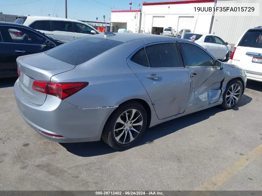 2015 Acura Tlx VIN: 19UUB1F35FA015729 Lot: 39712402