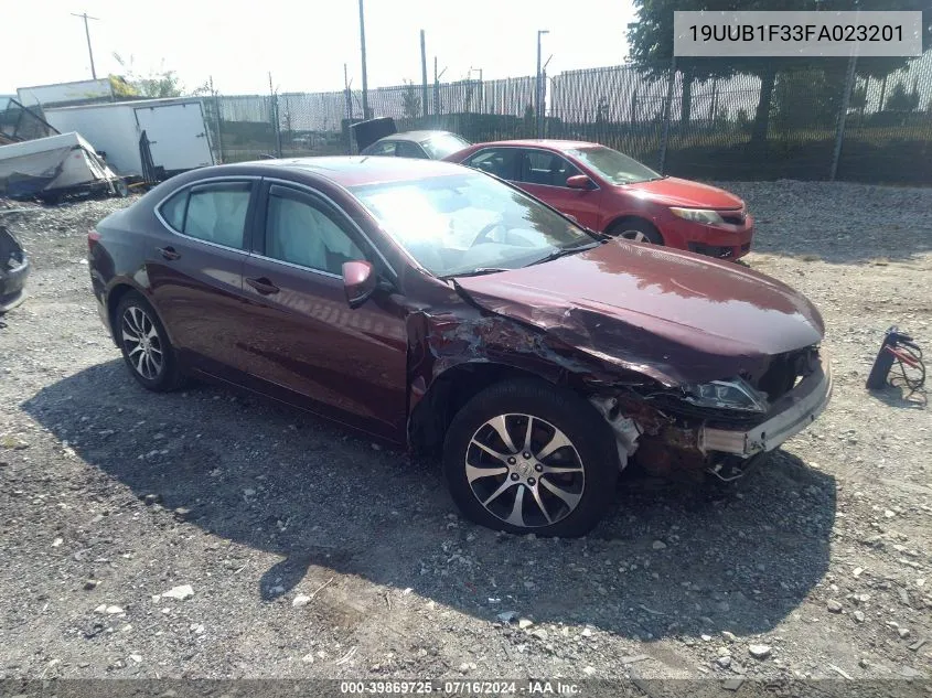 19UUB1F33FA023201 2015 Acura Tlx