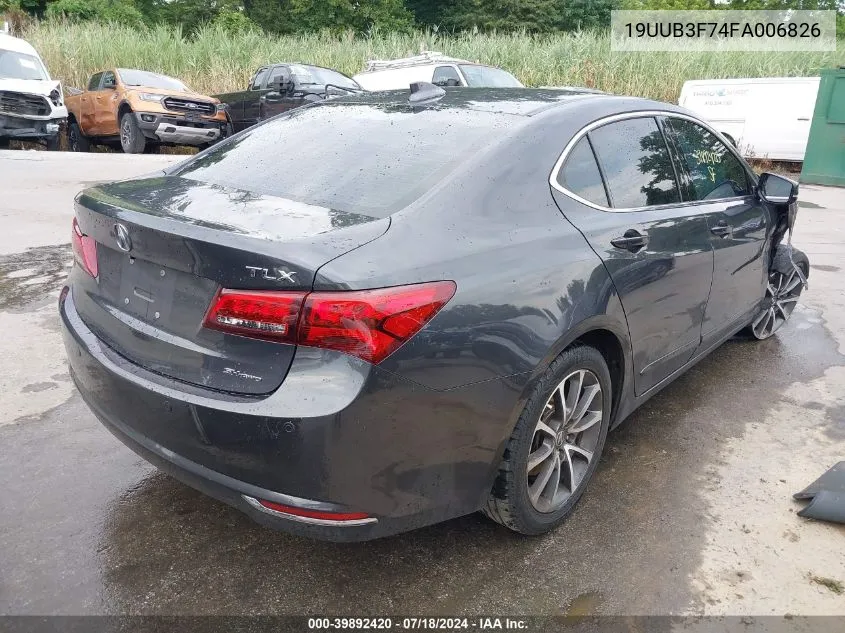 19UUB3F74FA006826 2015 Acura Tlx V6 Advance