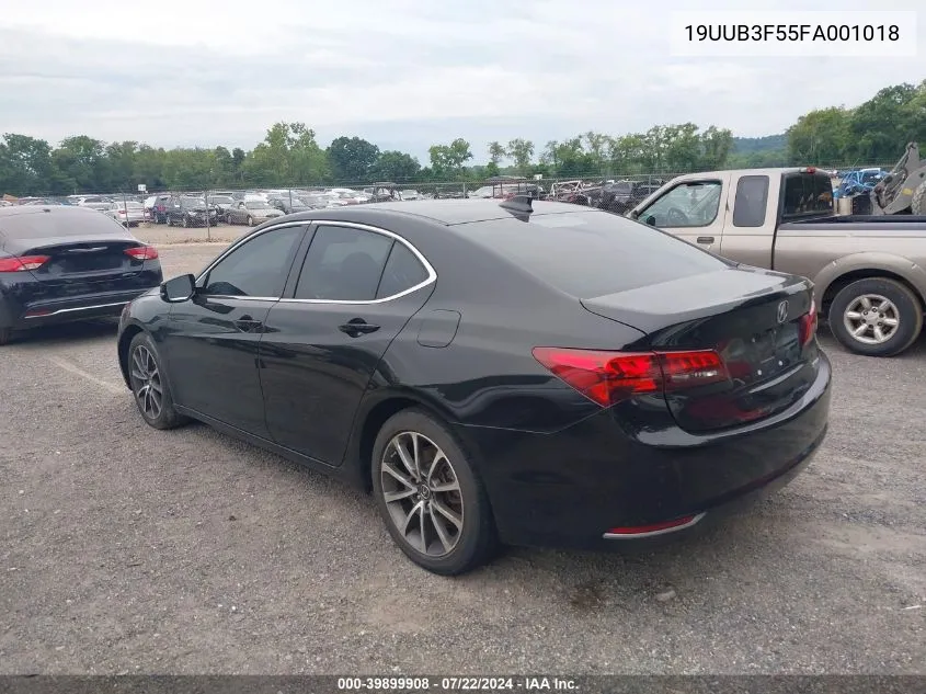 2015 Acura Tlx V6 Tech VIN: 19UUB3F55FA001018 Lot: 39899908