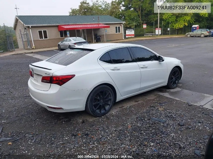 2015 Acura Tlx V6 VIN: 19UUB2F33FA009241 Lot: 39942928