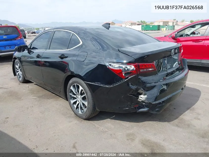 19UUB1F37FA026568 2015 Acura Tlx