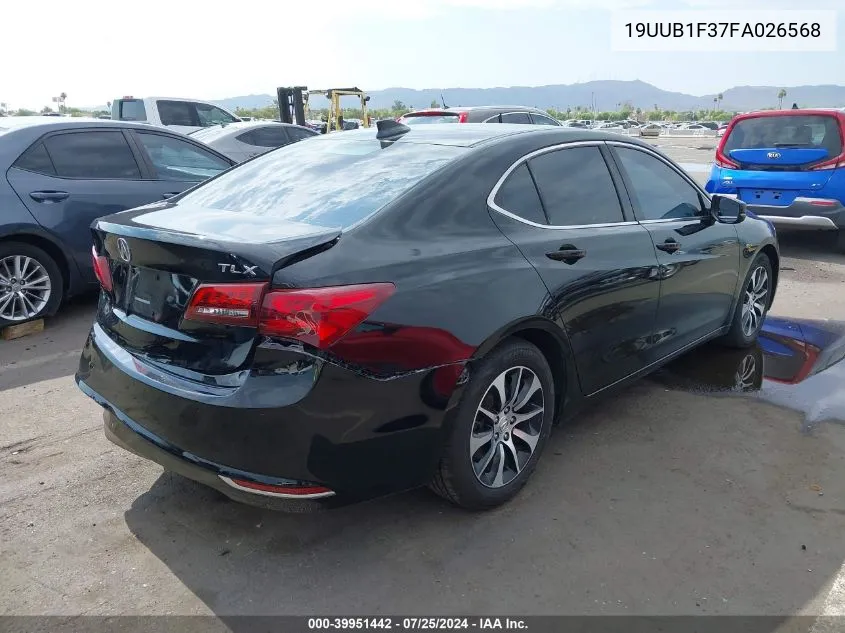 19UUB1F37FA026568 2015 Acura Tlx