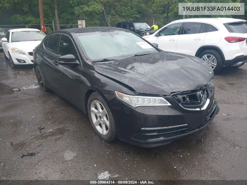 19UUB1F33FA014403 2015 Acura Tlx