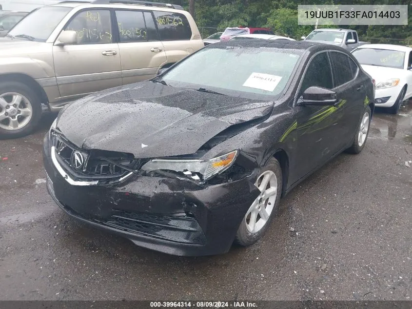 19UUB1F33FA014403 2015 Acura Tlx