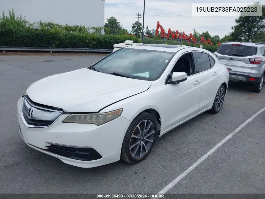 19UUB2F33FA025228 2015 Acura Tlx V6