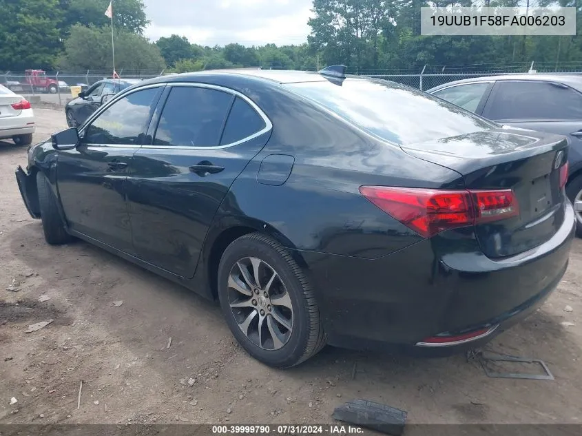 2015 Acura Tlx Tech VIN: 19UUB1F58FA006203 Lot: 39999790