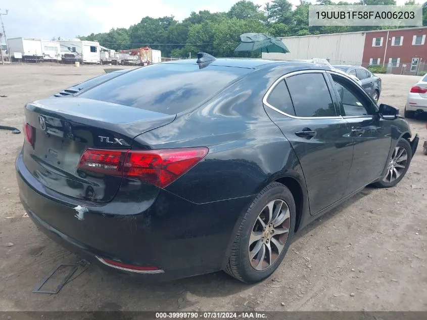 2015 Acura Tlx Tech VIN: 19UUB1F58FA006203 Lot: 39999790