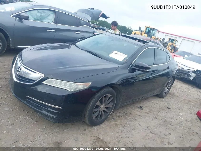 2015 Acura Tlx VIN: 19UUB1F31FA010849 Lot: 40024290